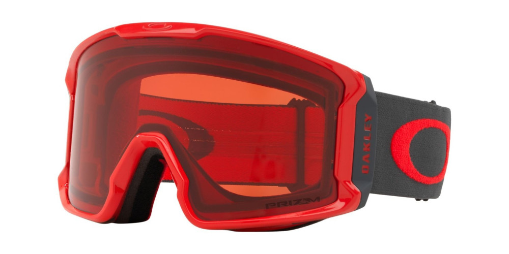 Oakley Line Miner Red Forged Iron + Prizm Snow Rose OO7070-39