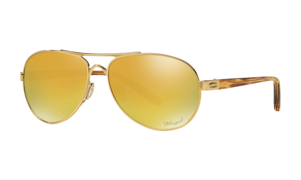 Oakley Tie Breaker Pop Polar Collection - Polished Gold / 24K Iridium Polarized - OO4108-13 Zonnebril