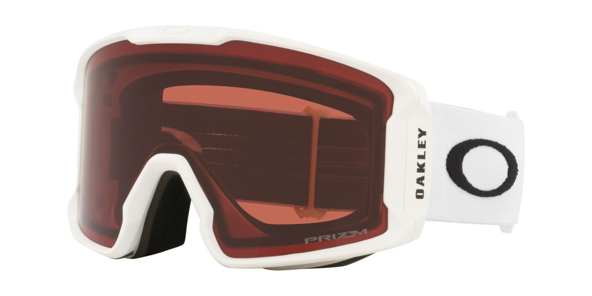 LINE MINER L - MATTE WHITE / PRIZM GARNET - OO7070-B9