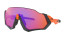 Oakley Flight Jacket Matte Black/Neon Orange / Prizm Trail - OO9401-0437